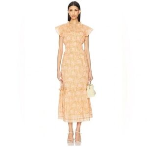 NWOT Cleobella Cecil Blush Print Midi Dress Size S